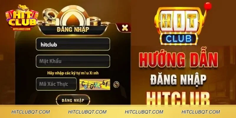 Thao tác để đăng nhập HITCLUB trên app