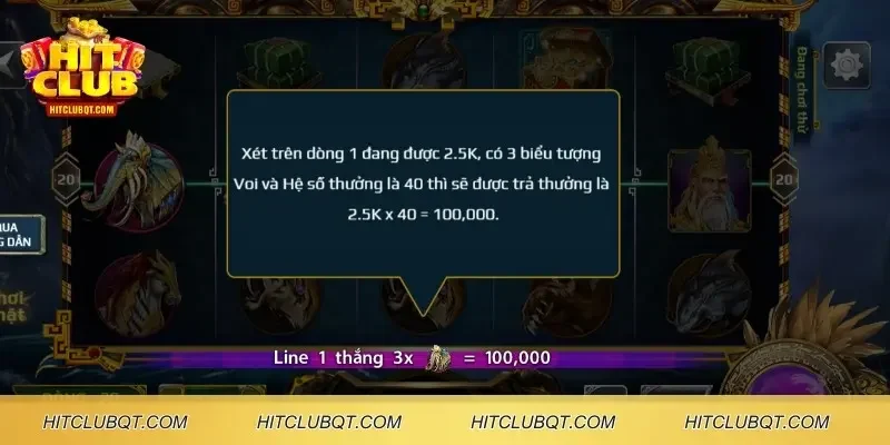 Quay hũ chiến thần được thiết kế theo chủ đề thần thoại
